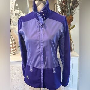 Adidas Golf CLIMAPROOF Purple Windbreaker Size Small